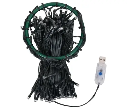 Ziemassvētku Lampiņas, 180 Led, 180 Cm, Krāsainas Vidaxl