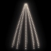 Ziemassvētku Lampiņas, 250 Led, 250 Cm, Vēsi Baltas Vidaxl