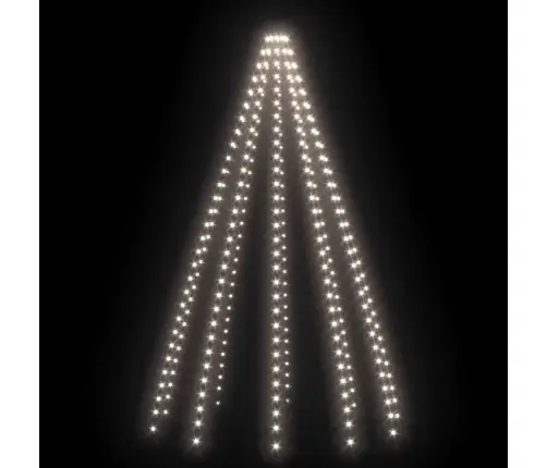 Kalėdų Eglutės Girlianda Su 300 Šaltų Baltų Led Lempučių, 300Cm