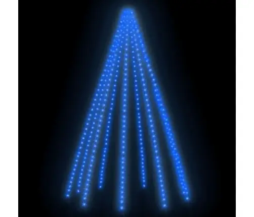 Kalėdų Eglutės Girlianda Su 400 Mėlynų Led Lempučių, 400Cm