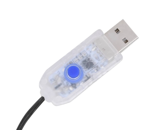 Ziemassvētku Lampiņas, 400 Led, 400 Cm, Zilas Vidaxl