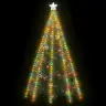 Ziemassvētku Lampiņas, 400 Led, 400 Cm, Krāsainas Vidaxl