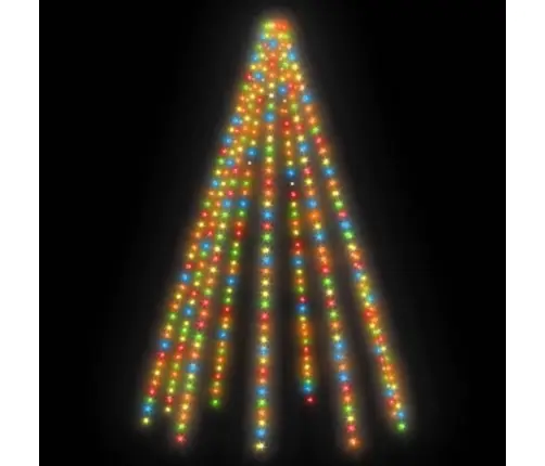 Ziemassvētku Lampiņas, 400 Led, 400 Cm, Krāsainas Vidaxl