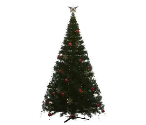 Ziemassvētku Lampiņas, 500 Led, 500 Cm, Zilas Vidaxl