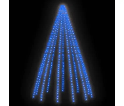 Ziemassvētku Lampiņas, 500 Led, 500 Cm, Zilas Vidaxl