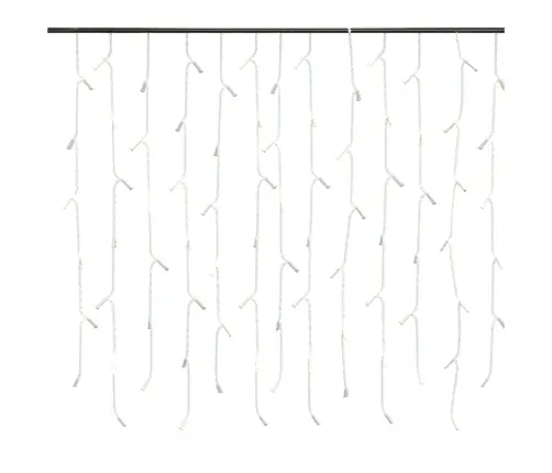 Led Lampiņu Aizkars, 10 M, 400 Zilas Led Lampiņas, 8 Funkcijas Vidaxl