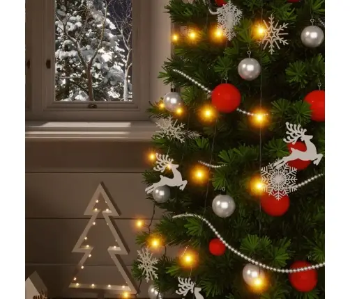 Solārā Lampiņu Virtene, 2 Gab., 2X200 Led, Silti Balta Vidaxl