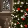 Solārā Lampiņu Virtene, 5 Gab., 5X200 Led, Vēsi Balta Krāsa Vidaxl