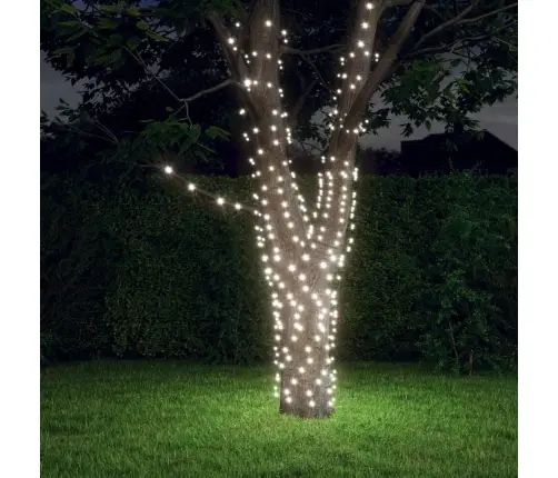 Solārā Lampiņu Virtene, 5 Gab., 5X200 Led, Vēsi Balta Krāsa Vidaxl