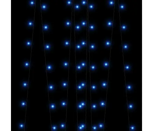 Solārā Lampiņu Virtene, 5 Gab., 5X200 Led, Zila Vidaxl