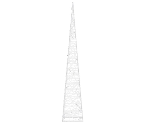 Led Lampiņu Dekorācija, Akrils, Konusveida, 60 Cm, Zila Vidaxl