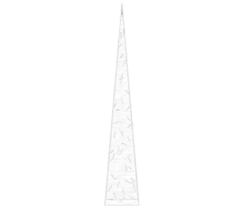 Akrilinė Led Dekoracija Kūgis, Įvairiaspalvis, 90Cm Akrilinė Led Dekoracija Kūgis, Įvairiaspalvis, 90Cm