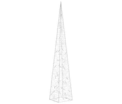 Led Lampiņu Dekorācija, Akrils, Konusveida, 120 Cm, Zila Vidaxl