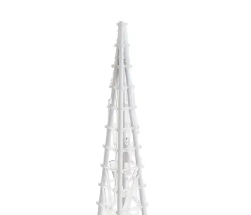 Led Lampiņu Dekorācija, Akrils, Konusveida, 120 Cm, Zila Vidaxl
