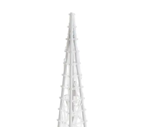 Dekoratīvi Led Lampiņu Rotājumi, Akrils, 30/45/60 Cm, Balti Vidaxl