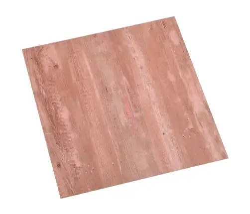 Grindų Plokštės, 20Vnt., Raudonos, 1,86M², Pvc, Prilimpančios