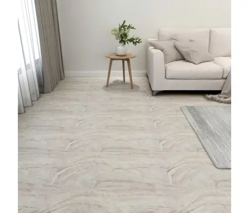 Grindų Plokštės, 20Vnt., Smėlio, 1,86M², Pvc, Prilimpančios