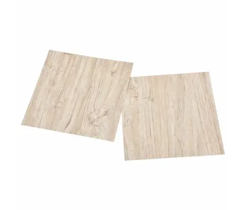 Grīdas Flīzes, 20 Gb., Pašlīmējošas, 1,86 M², Pvc, Gaiši Brūnas Vidaxl