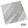Grīdas Flīzes, 20 Gab., Pašlīmējošas, 1,86 M², Pvc, Pelēkas Vidaxl