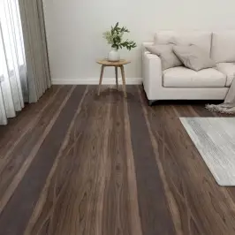 Grīdas Flīzes, 20 Gb., Pašlīmējošas, 1,86 M², Pvc, Tumši Brūnas Vidaxl