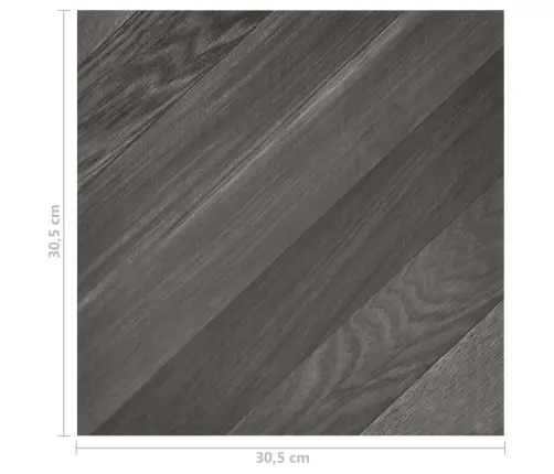 Grīdas Flīzes, 20 Gab., Pašlīmējošas, 1,86 M², Pvc, Pelēkas Vidaxl