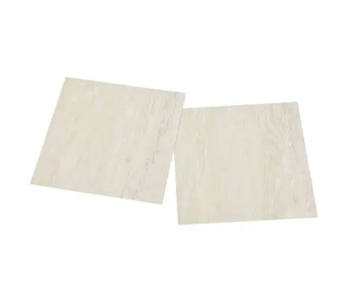 Grīdas Flīzes, 20 Gab., Pašlīmējošas, 1,86 M², Pvc, Krēmkrāsas Vidaxl