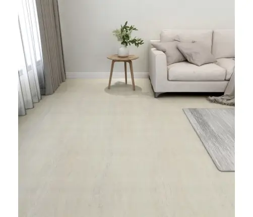 Grīdas Flīzes, 20 Gab., Pašlīmējošas, 1,86 M², Pvc, Krēmkrāsas Vidaxl