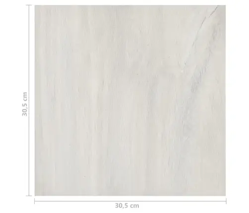 Grīdas Flīzes, 20 Gab., Pašlīmējošas, 1,86 M², Pvc, Krēmkrāsas Vidaxl