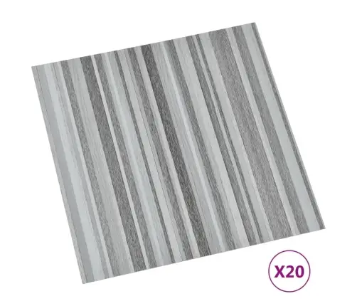 Grindų Plokštės, 20Vnt., Pilkos, 1,86M², Pvc, Prilimpančios