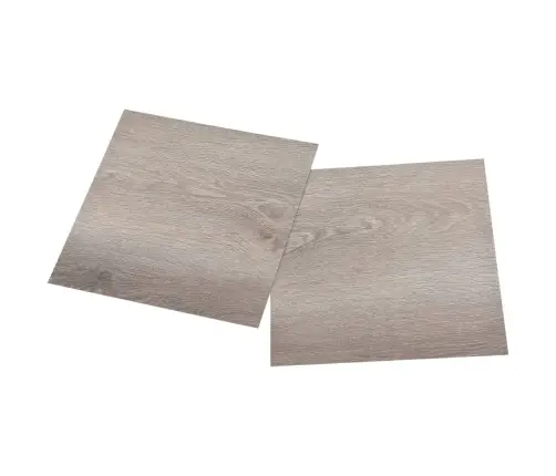 Grīdas Flīzes, 20 Gab., Pašlīmējošas, 1,86 M², Pvc, Pelēkbrūnas Vidaxl
