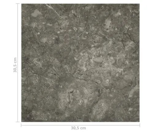 Grindų Plokštės, 20Vnt., Pilkos, 1,86M², Pvc, Prilimpančios