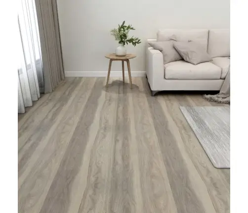 Grīdas Flīzes, 20 Gab., Pašlīmējošas, 1,86 M², Pvc, Pelēkbrūnas Vidaxl