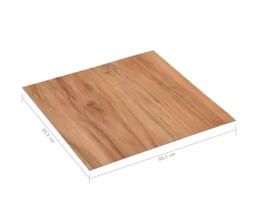 Grīdas Flīzes, 20 Gab., Pašlīmējošas, 1,86 M², Pvc, Dabīga Vidaxl