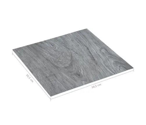 Grīdas Flīzes, 20 Gab., Pašlīmējošas, 1,86 M², Pvc, Pelēkas Vidaxl
