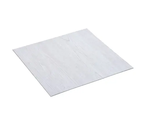 Grindų Plokštės, 20Vnt., Baltos, 1,86M², Pvc, Prilimpančios