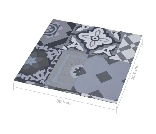 Grīdas Flīzes, 20 Gab., Pašlīmējošas, 1,86 M², Pvc, Krāsainas Vidaxl