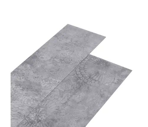 Grīdas Dēļi, Pašlīmējoši, 5,21 M², 2 Mm, Cementa Pelēki, Pvc Vidaxl