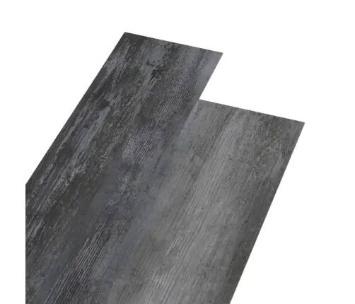 Grīdas Dēļi, Pašlīmējoši, 5,21 M², 2 Mm, Spīdīgi Pelēki, Pvc Vidaxl