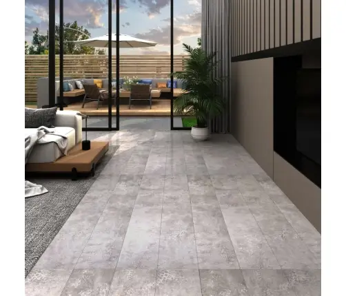 Grindų Plokštės, Žemės Pilkos, Pvc, 5,21M², 2Mm