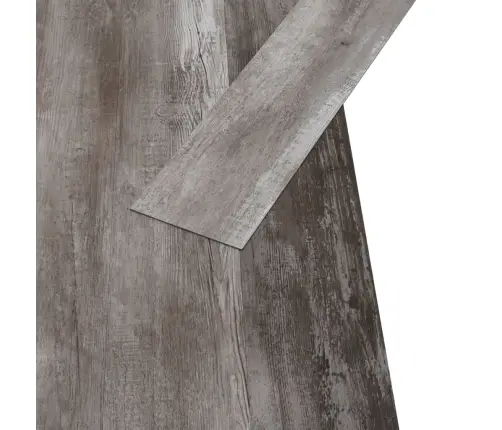 Grindų Plokštės, Matinės Medienos Rudos, Pvc, 5,21M², 2Mm