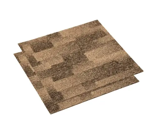 Paklājflīzes, 20 Gab., 5 M², Brūnas Vidaxl