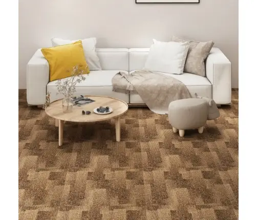 Paklājflīzes, 20 Gab., 5 M², Brūnas Vidaxl