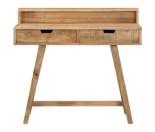 Kirjutuslaud, 100 X 45 X 90 cm Töötlemata Mangopuit