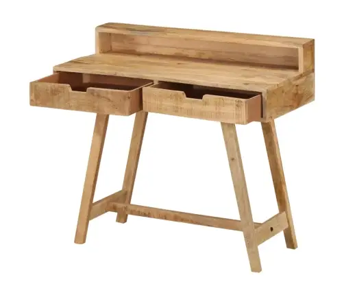 Kirjutuslaud, 100 X 45 X 90 cm Töötlemata Mangopuit
