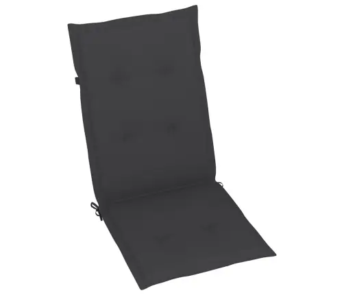 Dārza Krēsli Ar Matračiem, Atgāžami, 8 Gab., Masīvs Tīkkoks Vidaxl