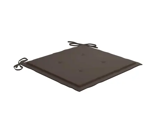 Saliekami Dārza Krēsli Ar Matračiem, 6 Gab., Masīvs Tīkkoks Vidaxl