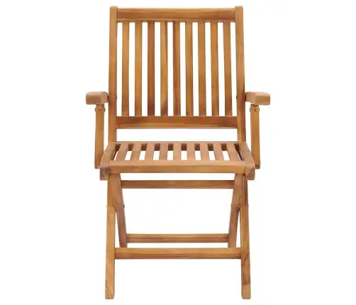 Sulankstomos Sodo Kėdės Su Pagalvėlėmis, 8Vnt., Tikmedis