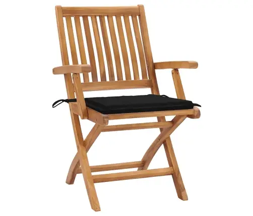 Saliekami Dārza Krēsli Ar Matračiem, 8 Gab., Masīvs Tīkkoks Vidaxl Saliekami Dārza Krēsli Ar Matračiem, 8 Gab., Masīvs Tīkkoks Vidaxl