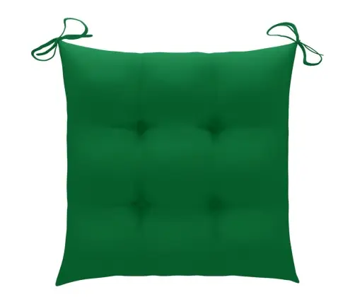 Saliekami Dārza Krēsli Ar Matračiem, 8 Gab., Masīvs Tīkkoks Vidaxl