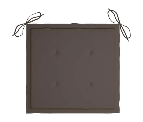 Sulankstomos Sodo Kėdės Su Pagalvėlėmis, 8Vnt., Tikmedis Sulankstomos Sodo Kėdės Su Pagalvėlėmis, 8Vnt., Tikmedis